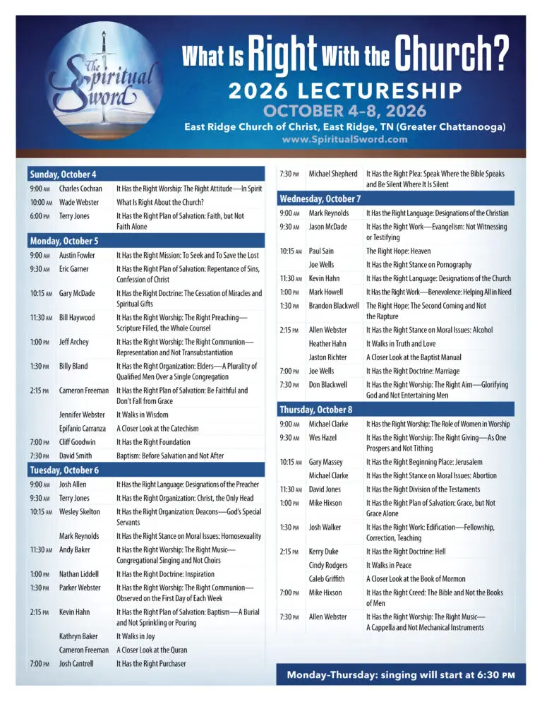 2026 spiritualsword lectureshipschedule ad